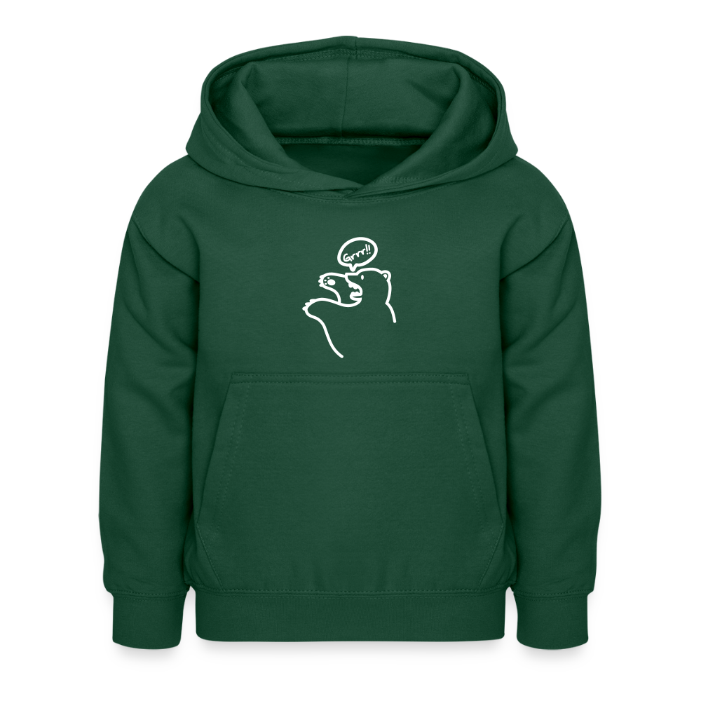 Böser Berliner Bär - Kinder Hoodie - Flaschengrün