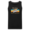 Kreuzberg Hippest Neighborhood - Männer Premium Tank Top - Schwarz