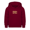 Keen Bock uff Heck Meck - Kinder Hoodie - Bordeaux