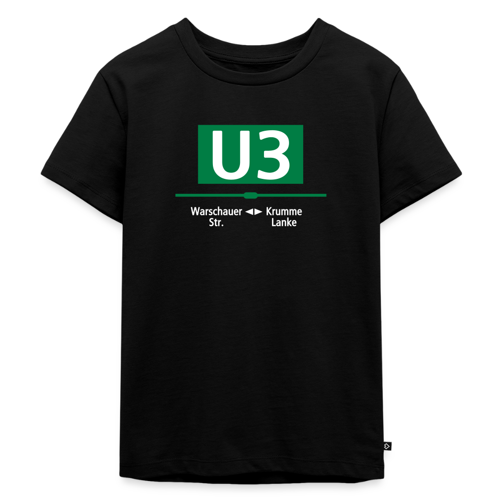 U3 - Kinder Premium T-Shirt - Schwarz