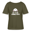 Dit is mir Schnurz Piepe - Relaxed Rundhals Frauen Bio-T-Shirt - Khaki