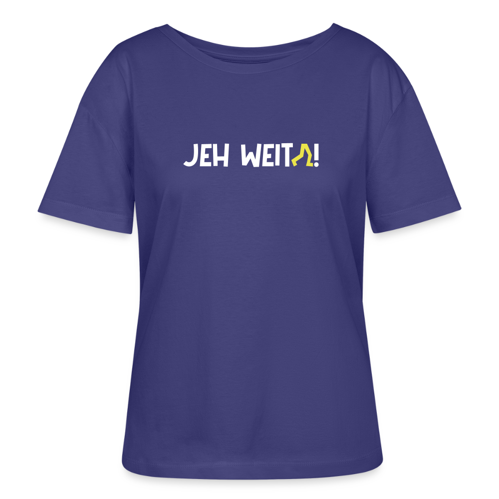 Jeh Weita! - Relaxed Rundhals Frauen Bio-T-Shirt - Dämmerung