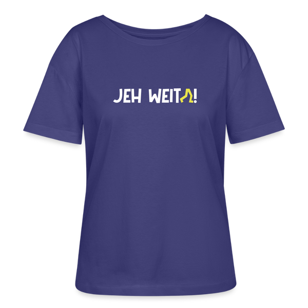 Jeh Weita! - Relaxed Rundhals Frauen Bio-T-Shirt - Dämmerung