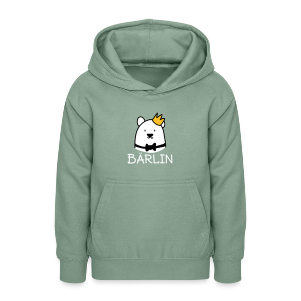 Bärlin - Teenager Hoodie - Graugrün