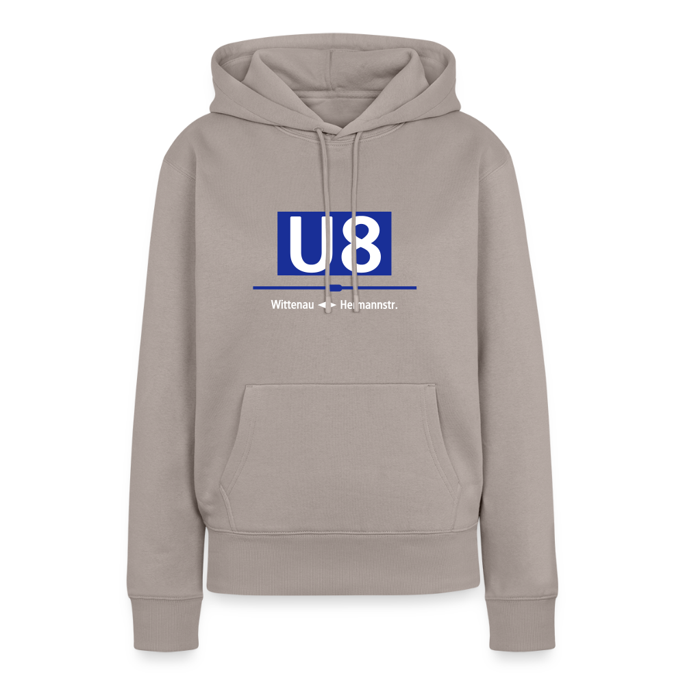 U8 - Frauen Premium Hoodie - Taupe