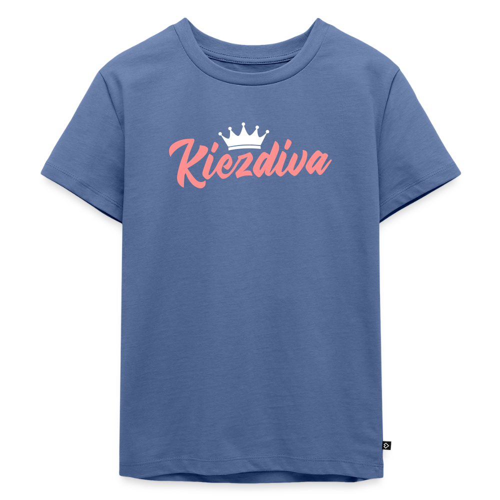 Kiezdiva - Kinder Premium T-Shirt - Taubenblau