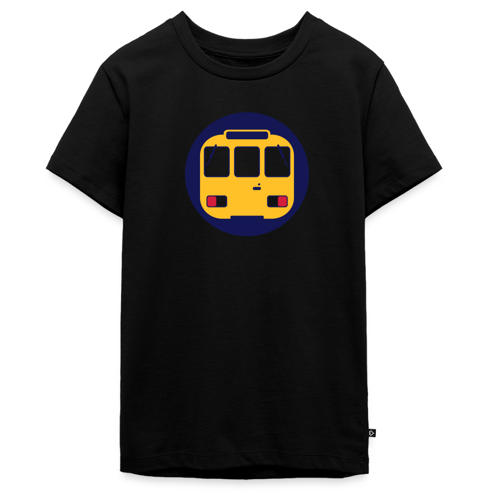 U-Bahntunnel - Teenager Premium T-Shirt - Schwarz