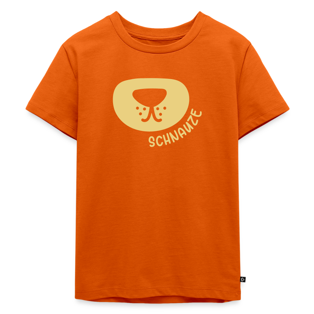 Schnauze - Kinder Premium T-Shirt - Orange