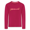 Westschnitte - Kinder Langarmshirt - dunkles Pink