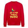 Schnurz Piepe mit Piep - Unisex Bio Sweatshirt - Rot