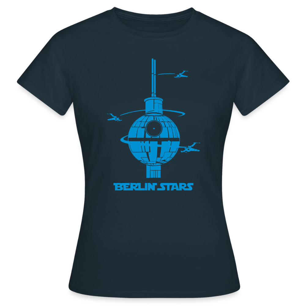 Berlin Stars - blau - Frauen Premium T-Shirt - Navy