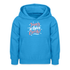 Janz schön frech! - Kinder Premium Hoodie - Meeresblau