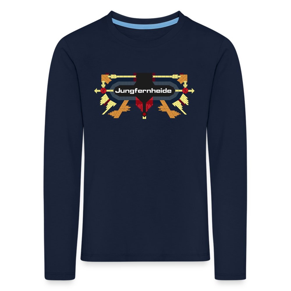 Jungfernheide - Kinder Langarmshirt - Navy