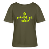 Dit eskaliat eh wilda  - Relaxed Rundhals Frauen Bio-T-Shirt - Khaki