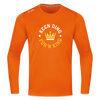 Keen Ding für'n King - Männer Sport Langamshirt - Neonorange