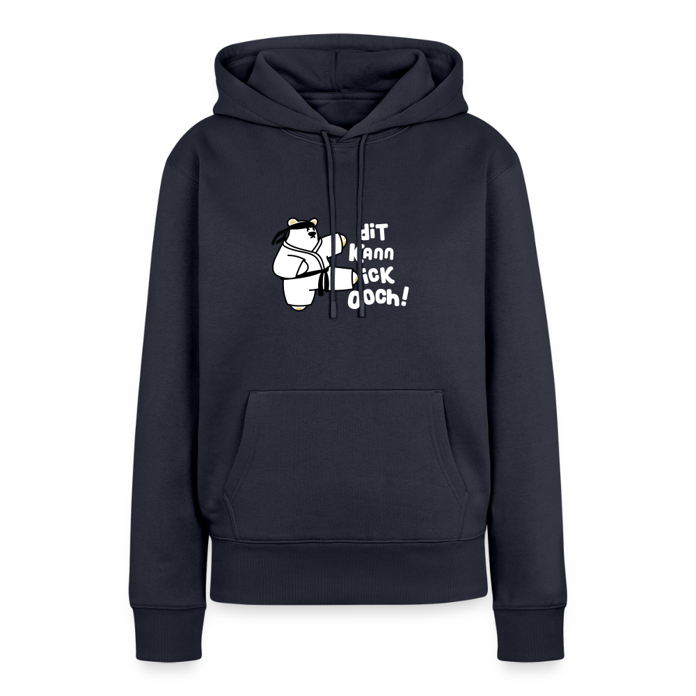Dit kann ick ooch! - Frauen Premium Hoodie - Navy