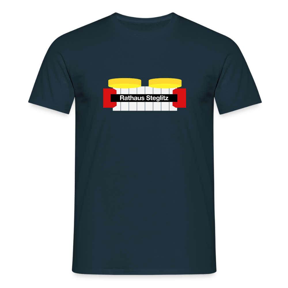 Rathaus Steglitz - Männer Premium T-Shirt - Navy