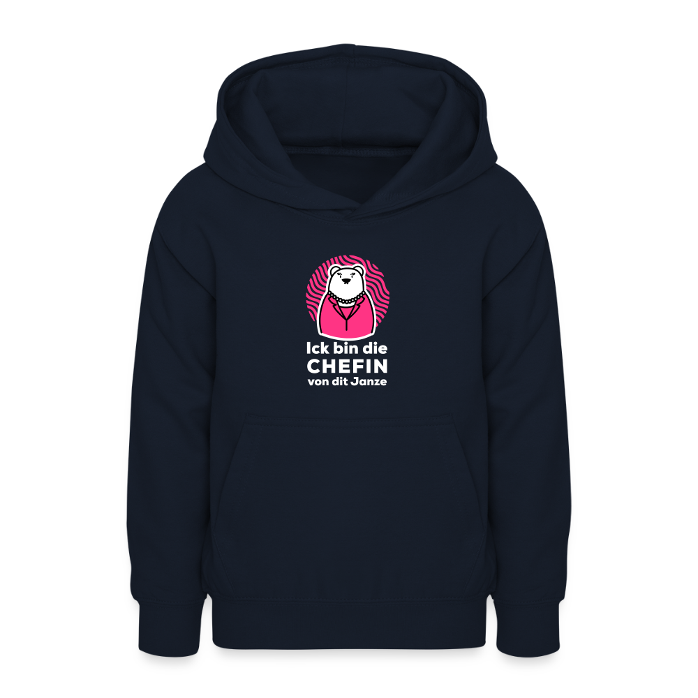 Chefin - Teenager Hoodie - Navy