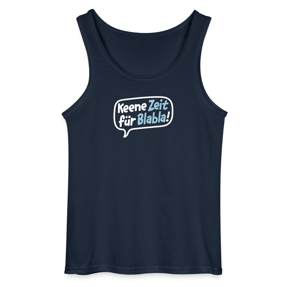Keene Zeit für Blabla! - Männer Tank Top - Navy