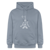 Eiffelturm in Berlin Bonjour - Hoodie - Blau