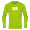 U1 - Männer Sport Langamshirt - Neongrün