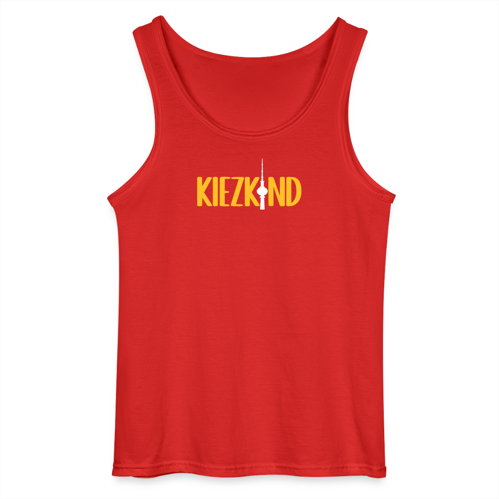 Kiezkind - Männer Tank Top - Rot