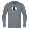 U8 - Männer Sport Langamshirt - Grau