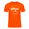 Aus der Stadt radeln - Männer Sport-Shirt - Neonorange