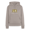 U4 - Frauen Premium Hoodie - Taupe