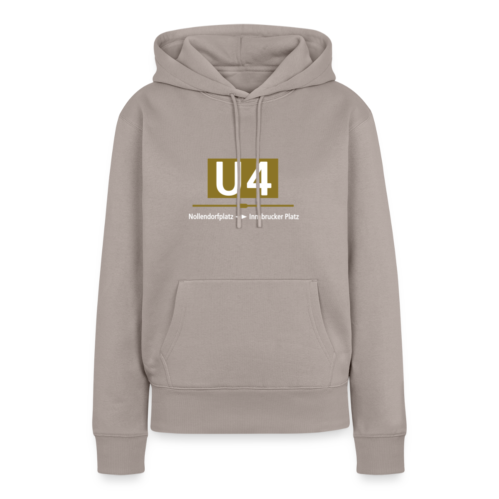 U4 - Frauen Premium Hoodie - Taupe