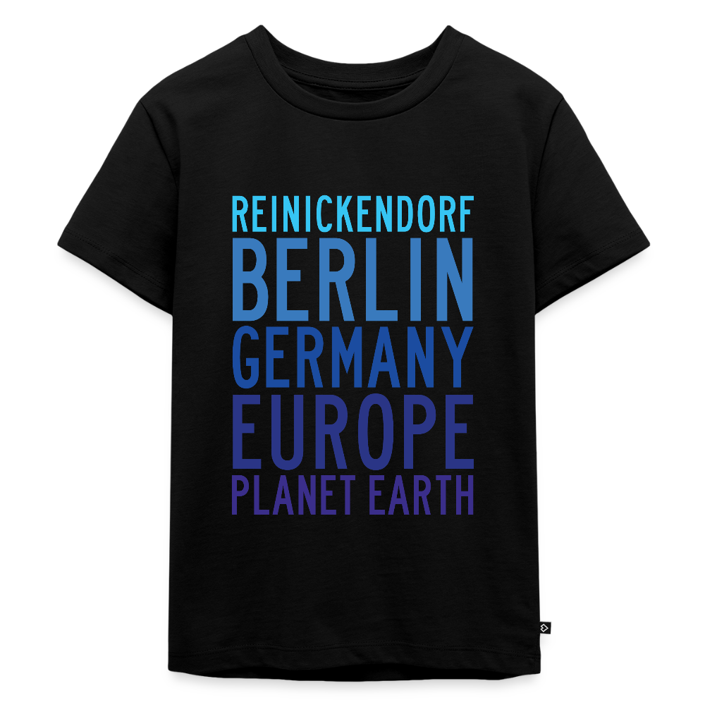 Reinickendorf Planet Earth - Kinder Premium T-Shirt - Schwarz