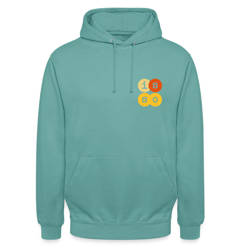 IsSo - Unisex Hoodie - Pastelltürkis