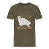 Prerow oder Prenzlberg - Männer Premium T-Shirt - Khaki