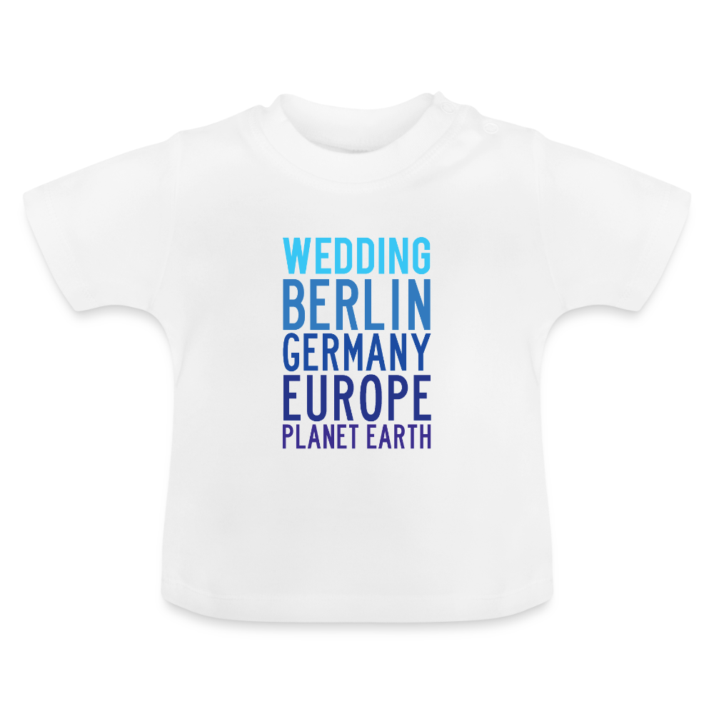 Wedding Planet Earth - Baby T-Shirt - Weiß