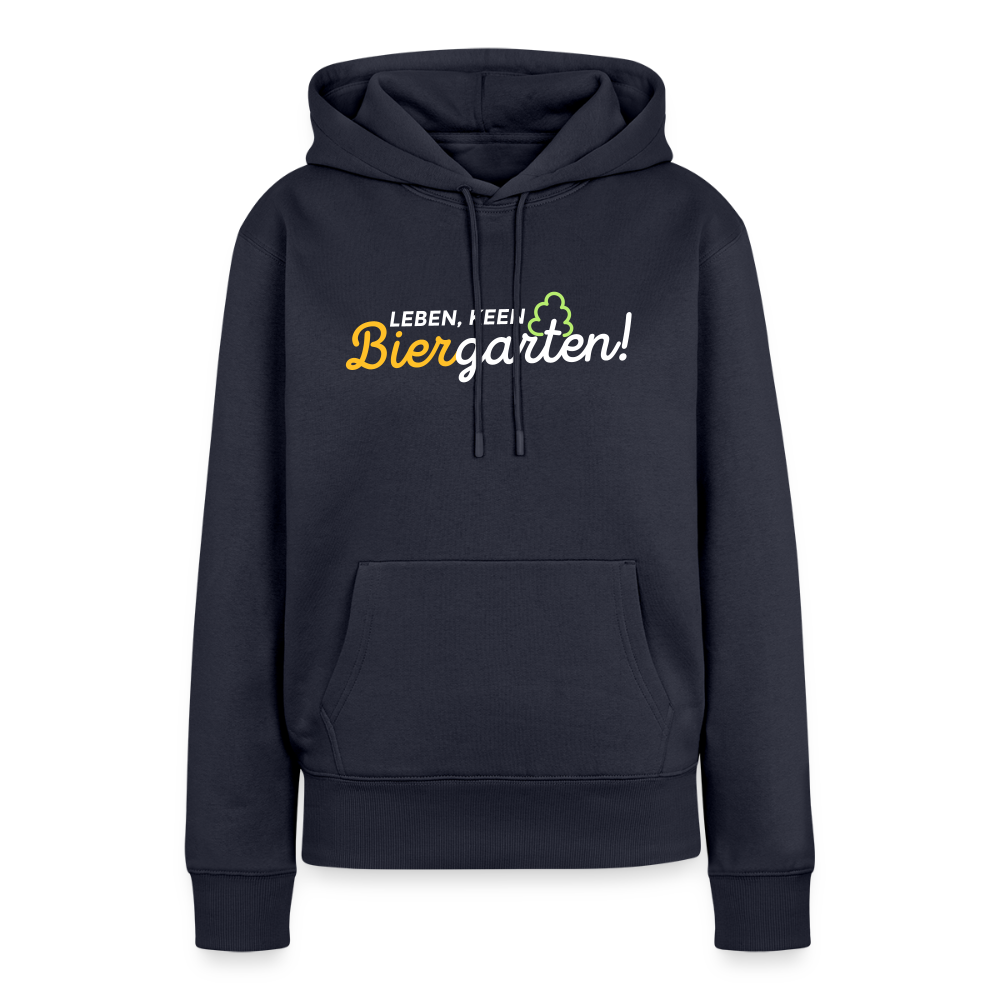 Leben, keen Biergarten! - Frauen Premium Hoodie - Navy