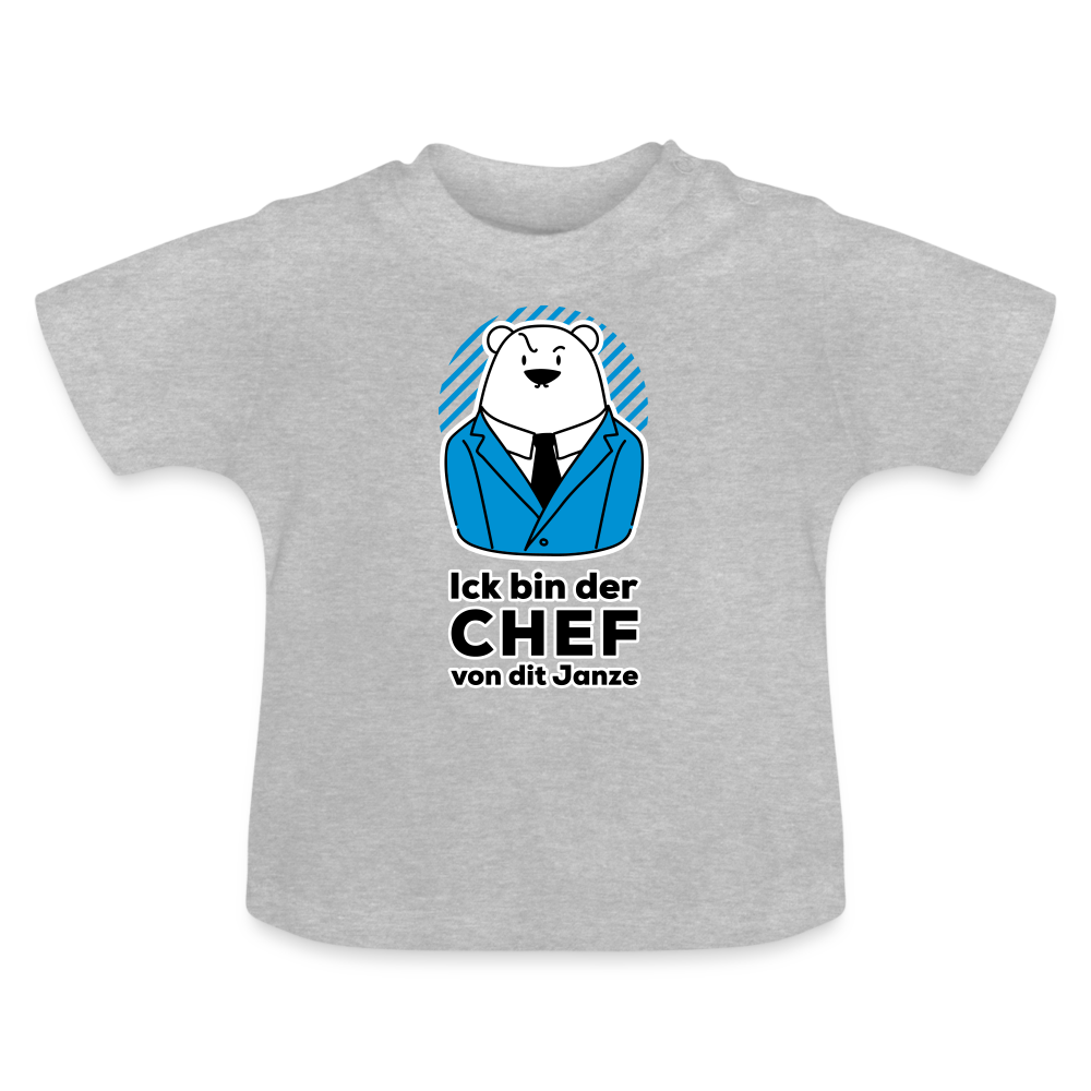Chef - Baby T-Shirt - Grau meliert