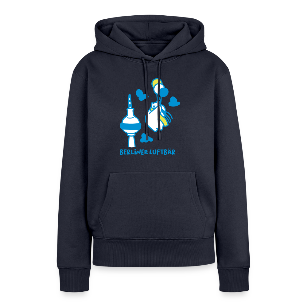 Berliner Luftbär - Frauen Premium Hoodie - Navy