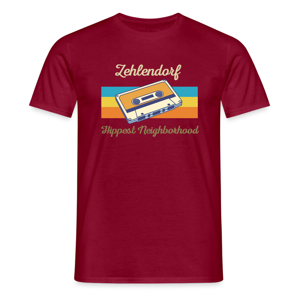 Zehlendorf Hippest Neighborhood - Männer Premium T-Shirt - Ziegelrot