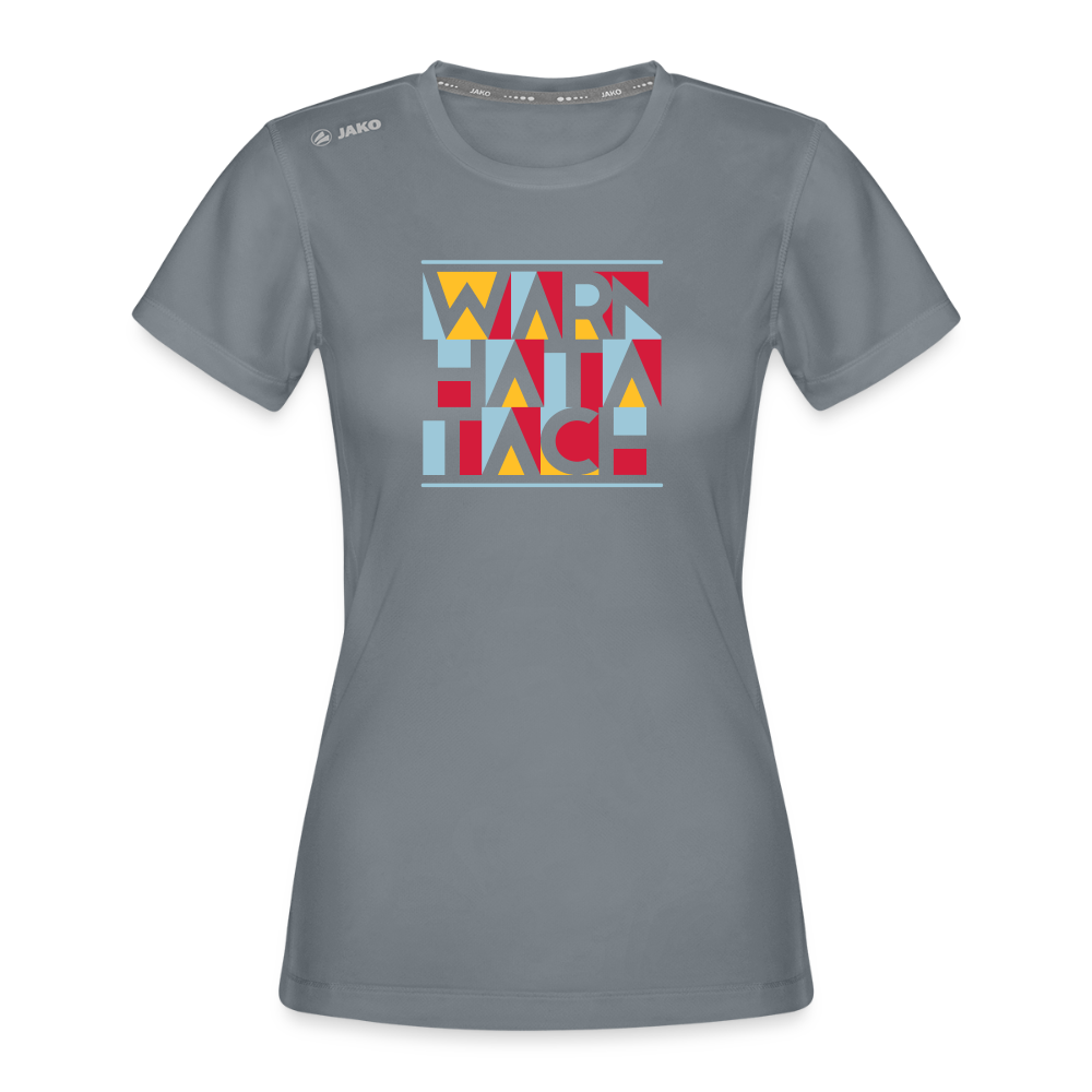 Warn Hata Tach - Frauen Sport-Shirt - Grau