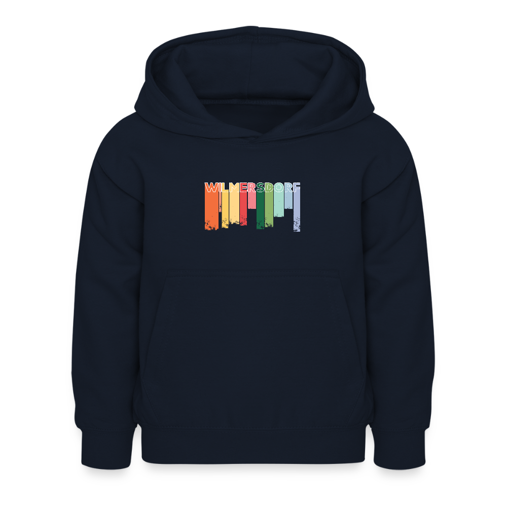 Wilmersdorf Regen - Kinder Hoodie - Navy