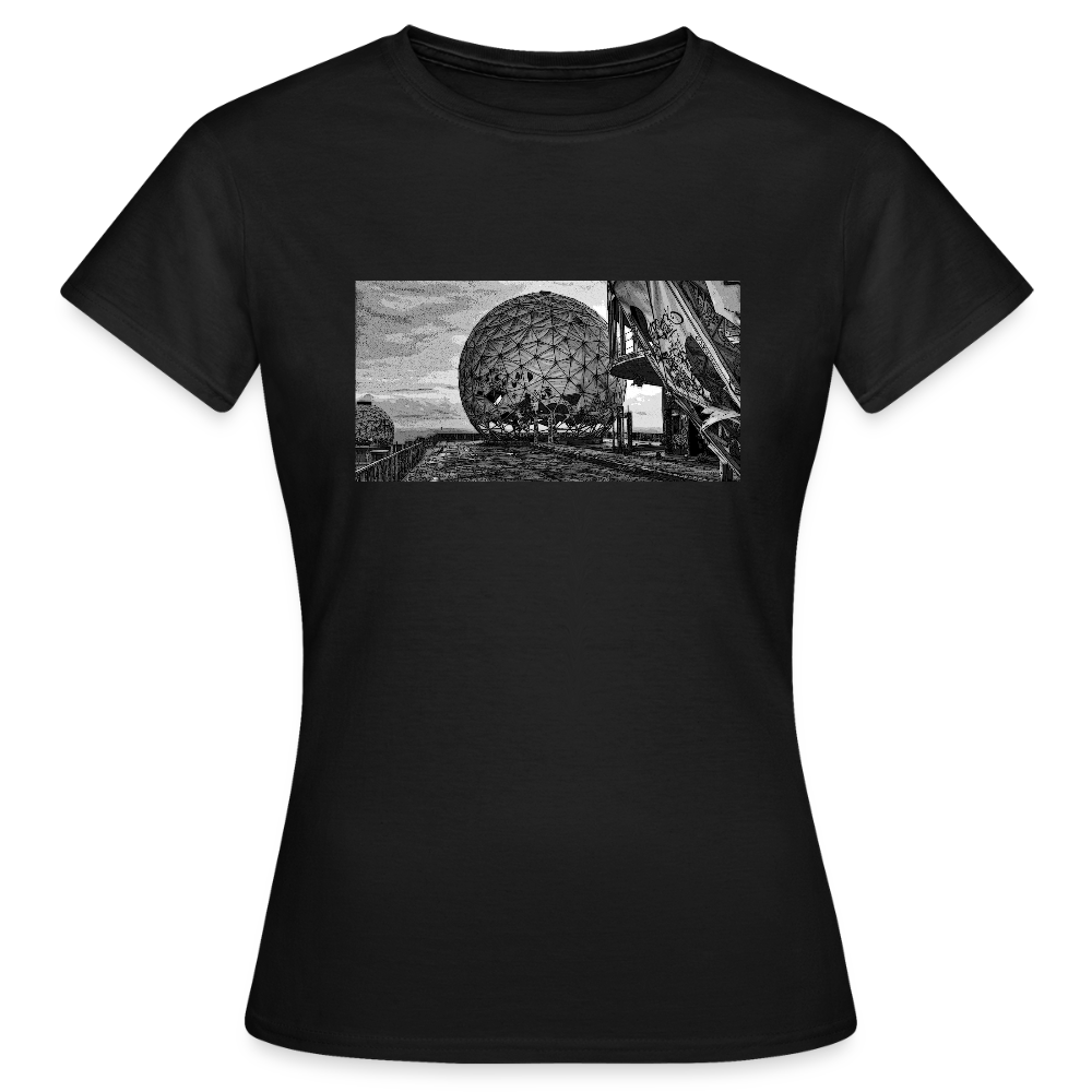 Teufelsberg im Bild - Frauen Premium T-Shirt - Schwarz