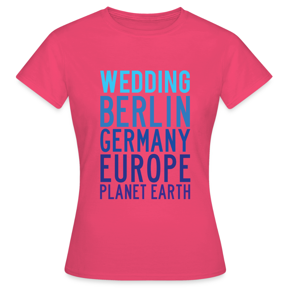 Wedding Planet Earth - Frauen Premium T-Shirt - Azalea