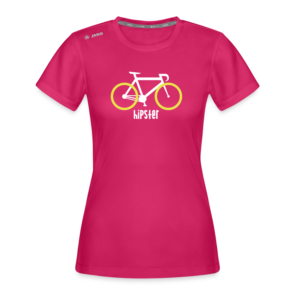 Berlin Hipster Bike - Frauen Sport-Shirt - dunkles Pink