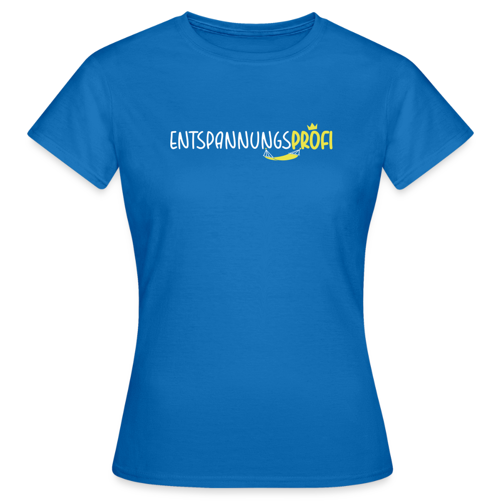 Entspannungsprofi - Frauen Premium T-Shirt - Royalblau
