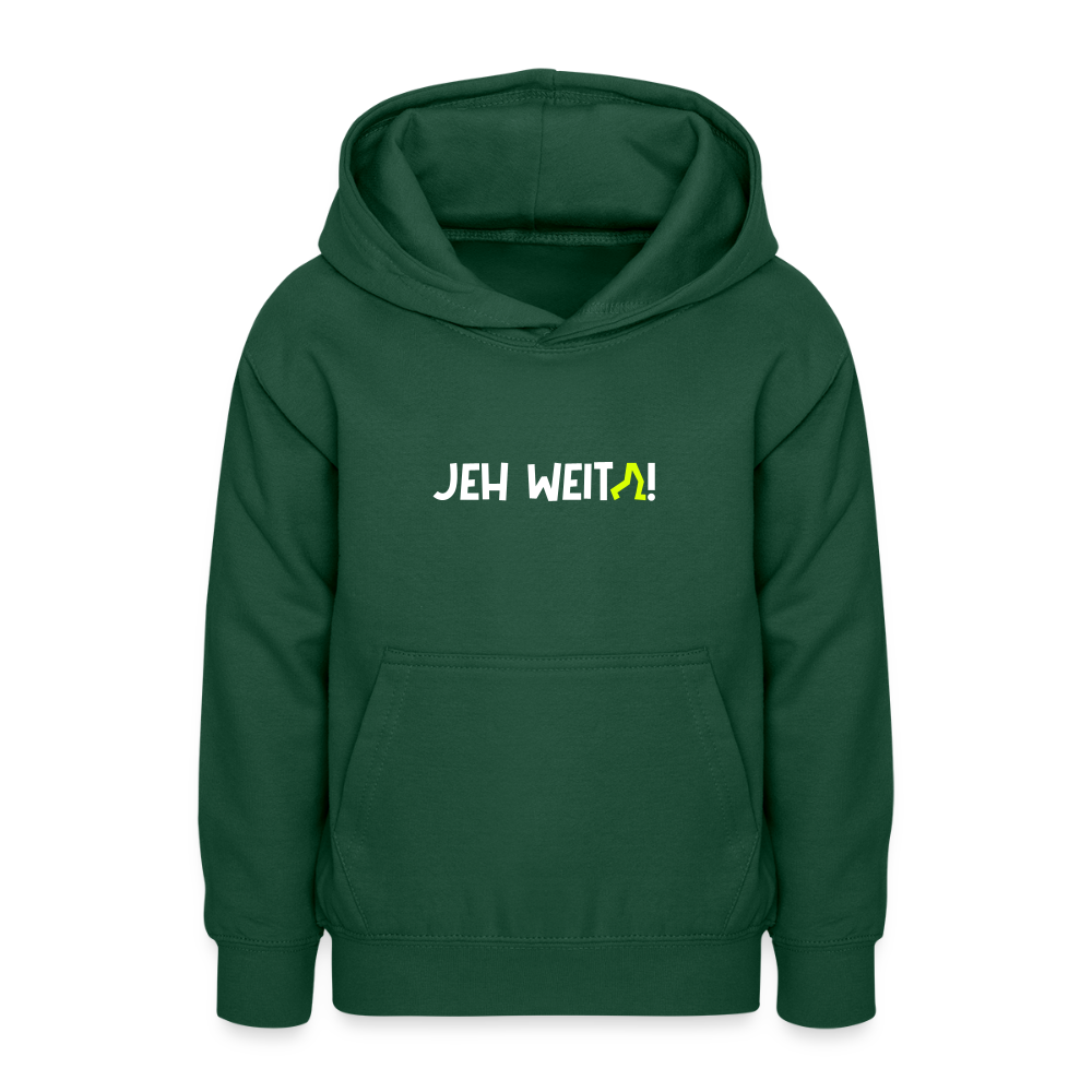 Jeh Weita! - Teenager Hoodie - Flaschengrün
