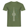 Fernsehchristbaum - Männer Premium T-Shirt - Militärgrün