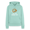 Dit is mir Schnurz Affe - Frauen Premium Hoodie - Mint 