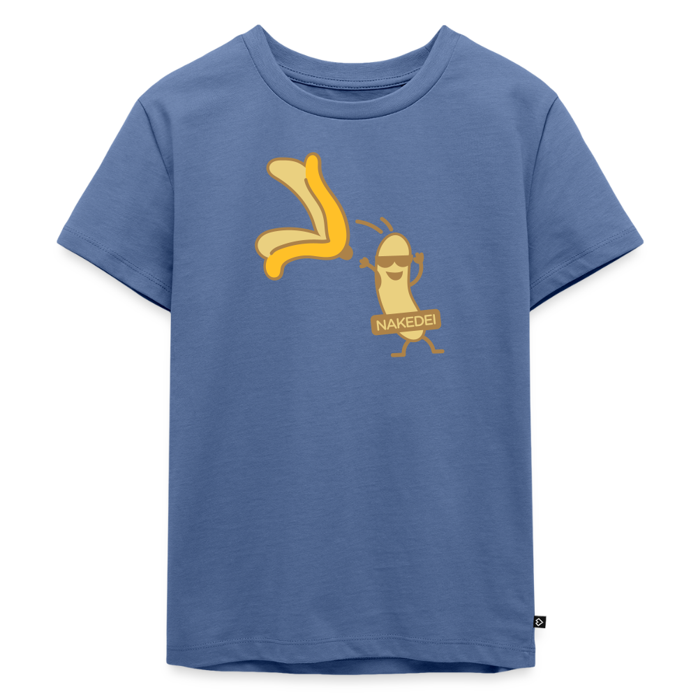 Nakedei - Kinder Premium T-Shirt - Taubenblau