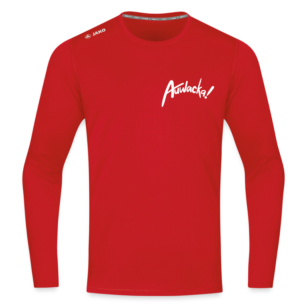 Auwacka! - Männer Sport Langamshirt - Rot