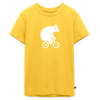 Fahrradbär - Teenager Premium T-Shirt - Gelb